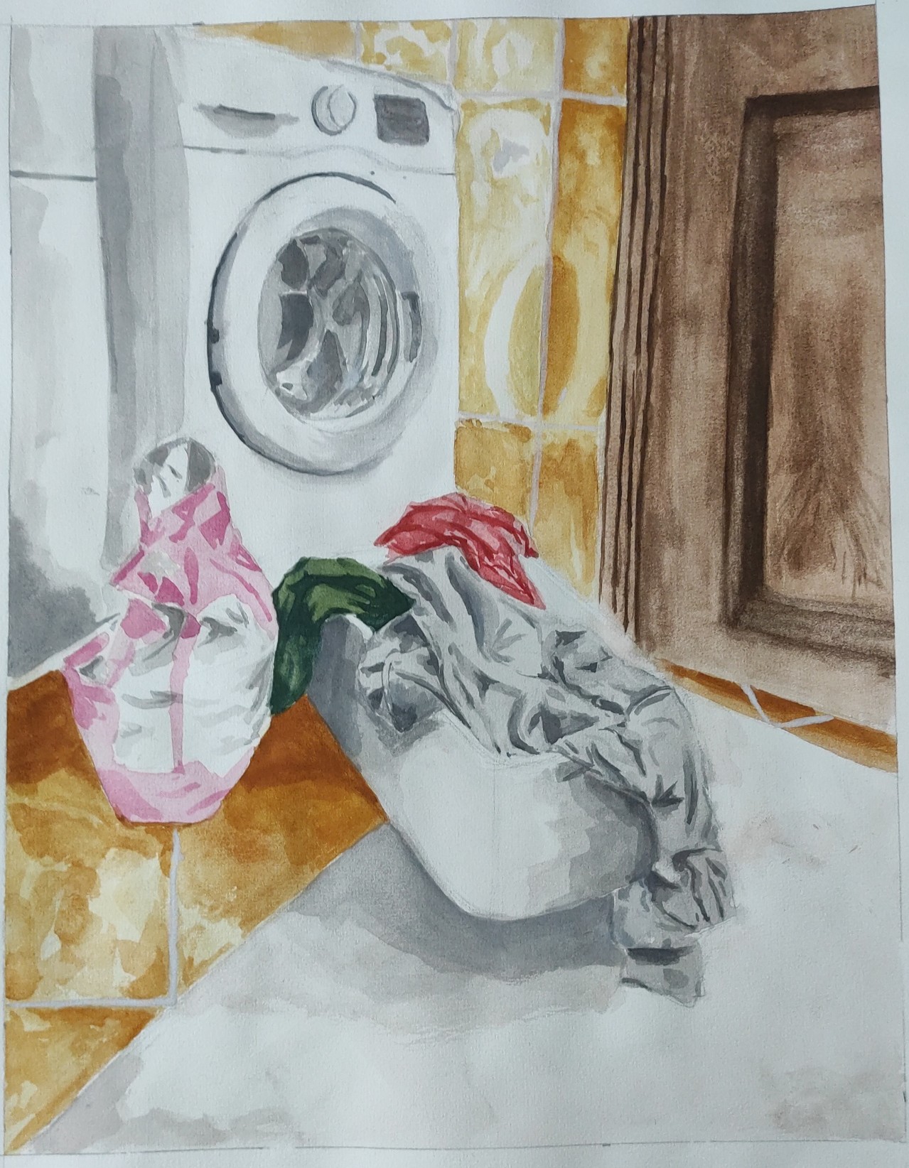 İç Mekan Sulu Boya 35x50 2